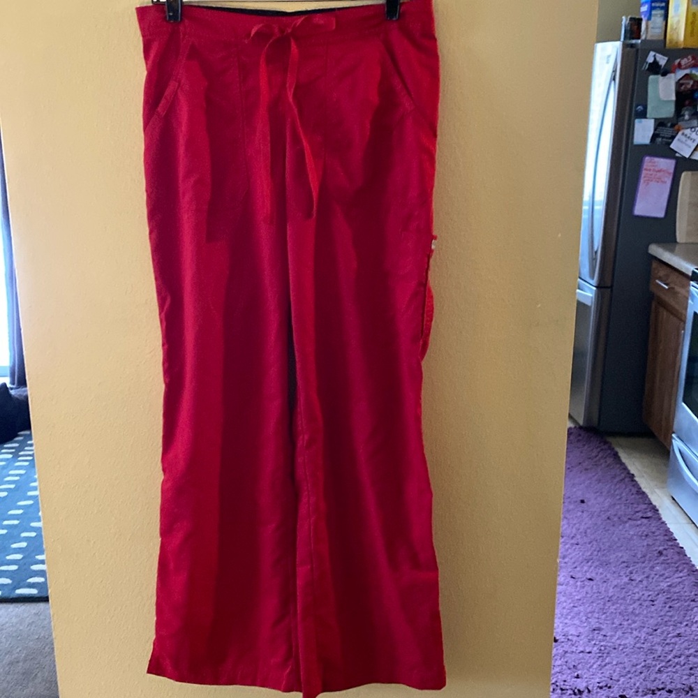 Red scrub Pants